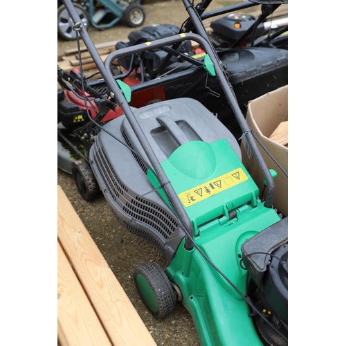 82 - petrol self propelled lawn mower with new carborettor and pully