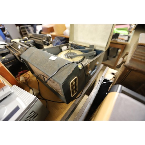 126 - Vintage 1960's British Radio Corporation record player - to be rewired by a qualified electrician