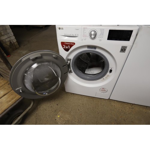 132 - LG washer dryer - warranted until 12 noon Tuesday following the above sale