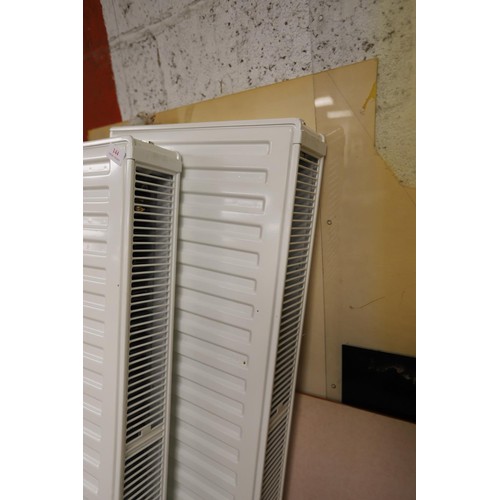 144 - 2 radiators, 6 foot, white