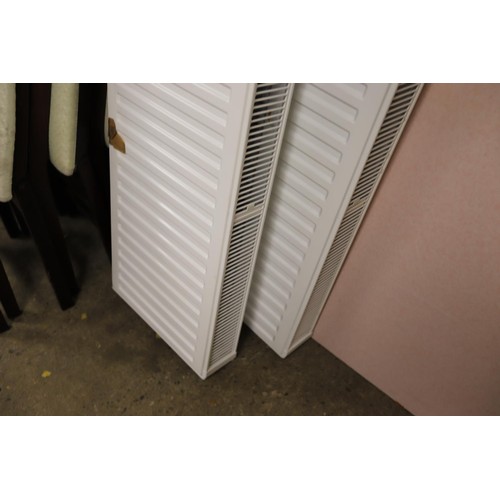 144 - 2 radiators, 6 foot, white