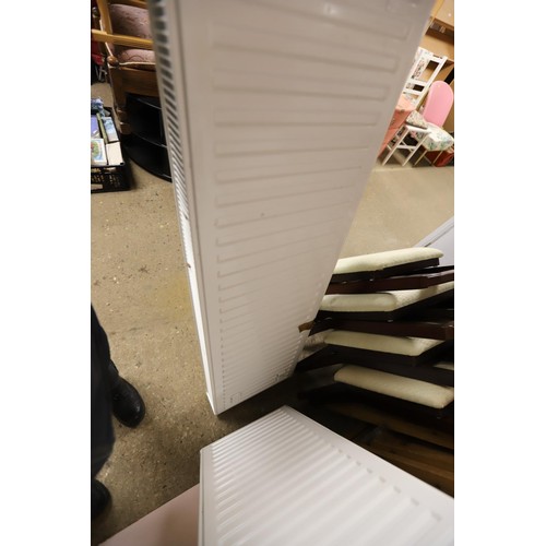 144 - 2 radiators, 6 foot, white