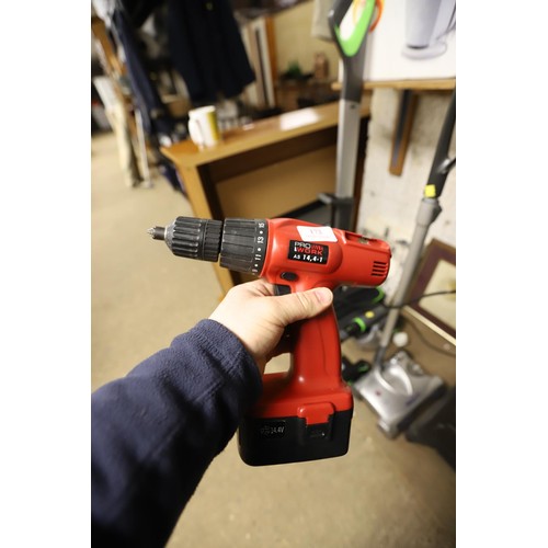 172 - Pro work battery drill & charger - warranted until 12 noon Tuesday following the above sale