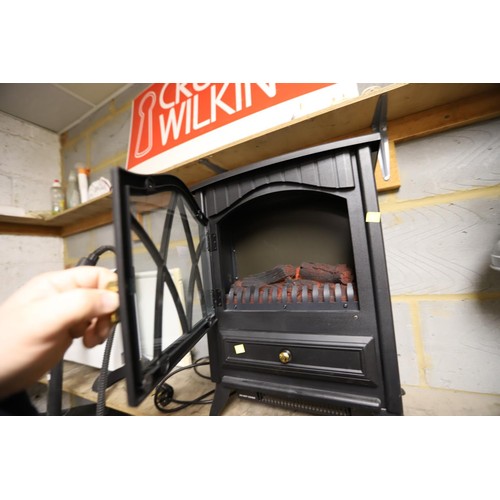 174 - Malko electric fire stove - warranted until 12 noon Tuesday following the above sale