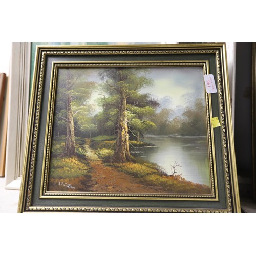 196 - Set of 3 framed paintings