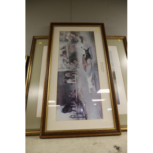 197 - 4 framed prints (2 limited editions)