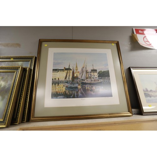 197 - 4 framed prints (2 limited editions)