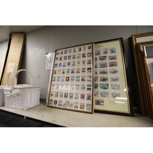 203 - Qty of various framed collectors cards