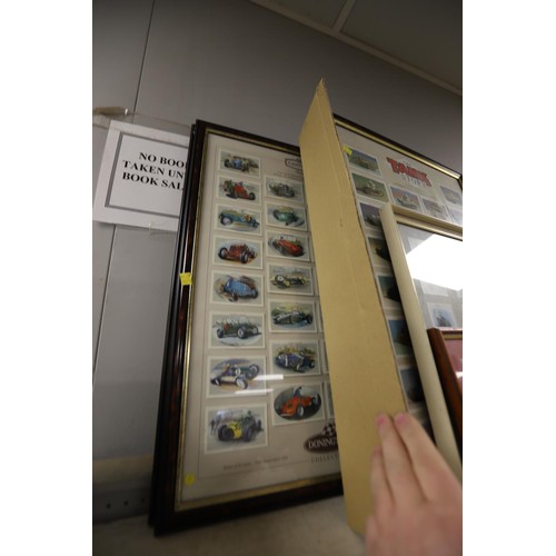 203 - Qty of various framed collectors cards