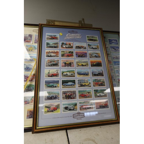 207 - Qty of various framed collectors cards