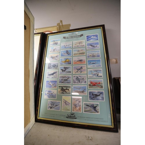 207 - Qty of various framed collectors cards