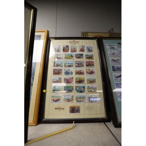 207 - Qty of various framed collectors cards