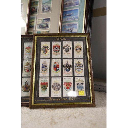 208 - Qty of various Will's cigarettes cards (framed)