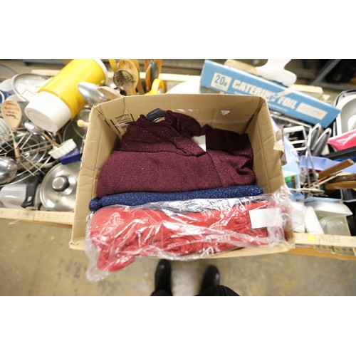 241 - box of new scarfs