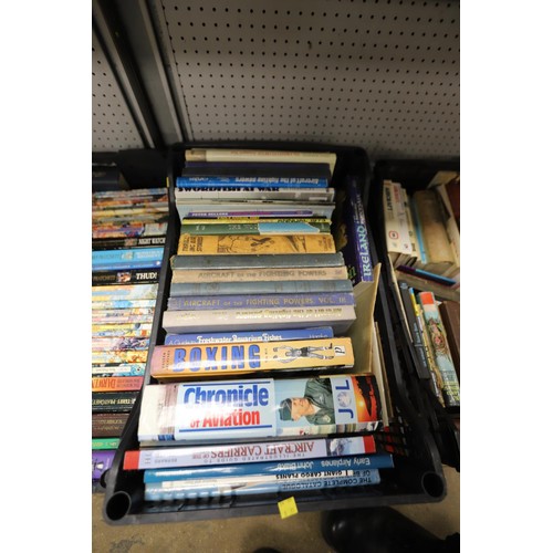 282 - 6 crates of various books