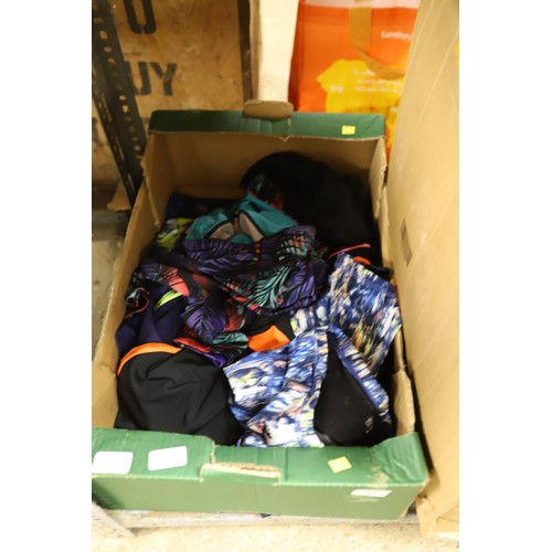 304 - A selection of gym wear sizes 12-14, incl tops - mostly new items & never worn