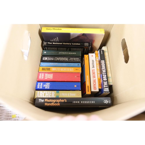 312 - 2 boxes of books, incl Children's classics, annuals, 2 Monica Dickens prev held in the private colle... 