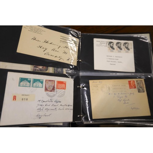 409 - 2 albums of first day covers & commercial envelopes