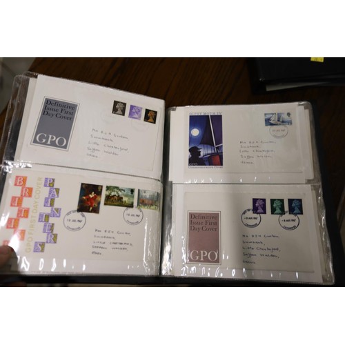 409 - 2 albums of first day covers & commercial envelopes