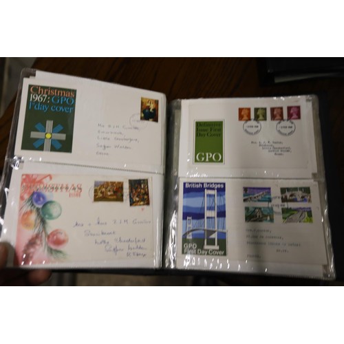 409 - 2 albums of first day covers & commercial envelopes