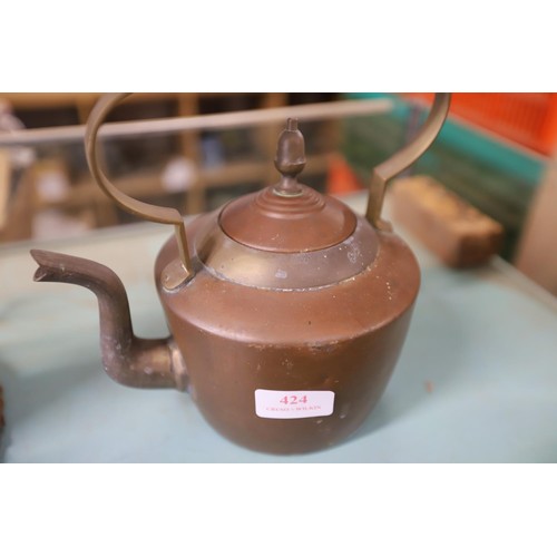 424 - Copper kettle