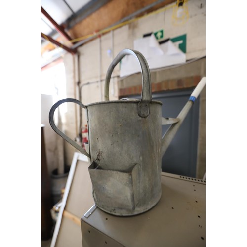 444 - galvnised watering can