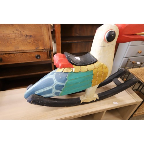 614 - Tucan rocking horse