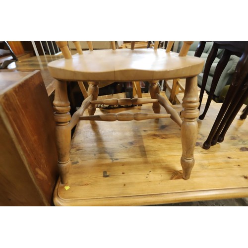 631 - Pine carver chair