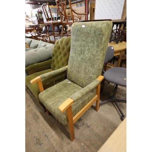 642 - Green easy chair