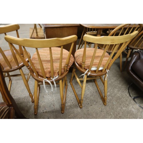 657 - 3 round seated kitchen chairs