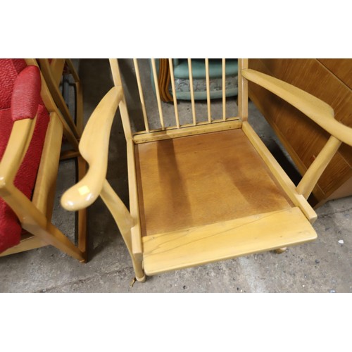 672 - Stick back armchair frame