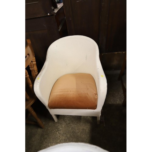 691 - 2 x lloyd loom style chairs