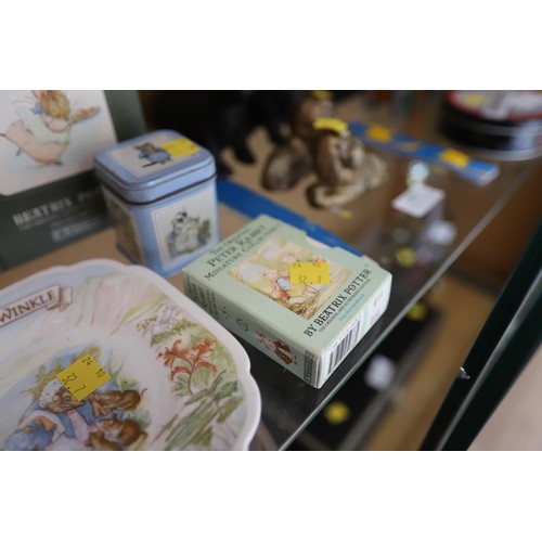 504 - Beatrix Potter pottery, books & Border Fine Arts