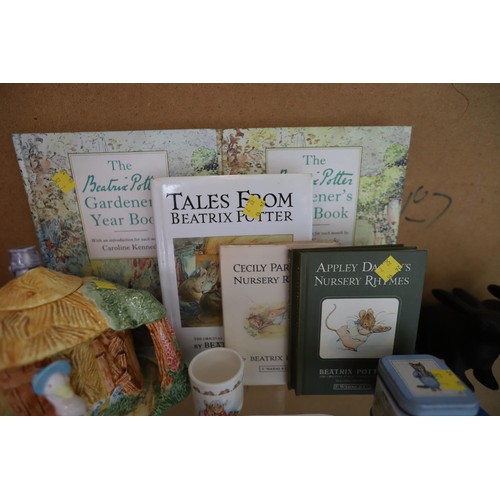 504 - Beatrix Potter pottery, books & Border Fine Arts