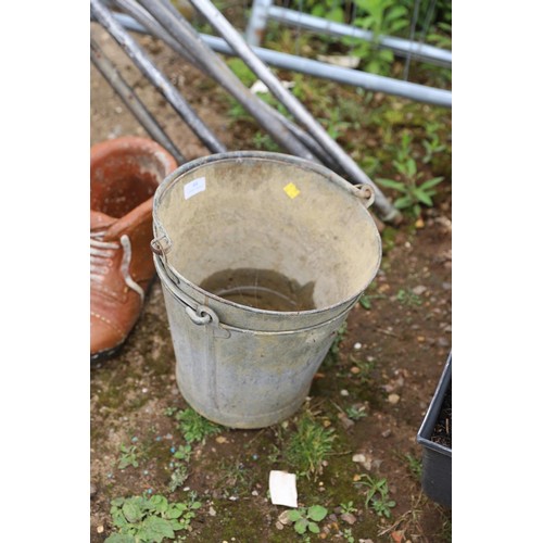 44 - 2 galvanised buckets