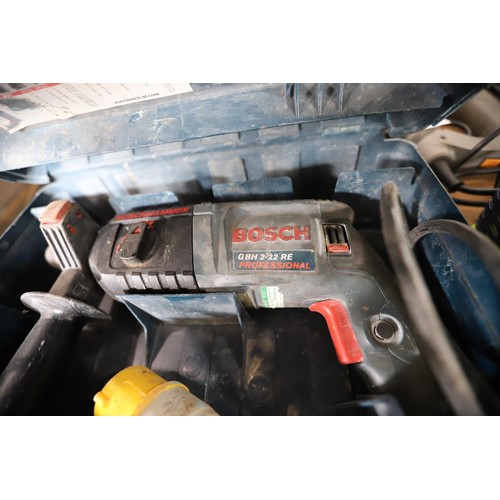 164 - Bosch 110v SDS drill - warranted until 12 noon Tuesday following the above sale