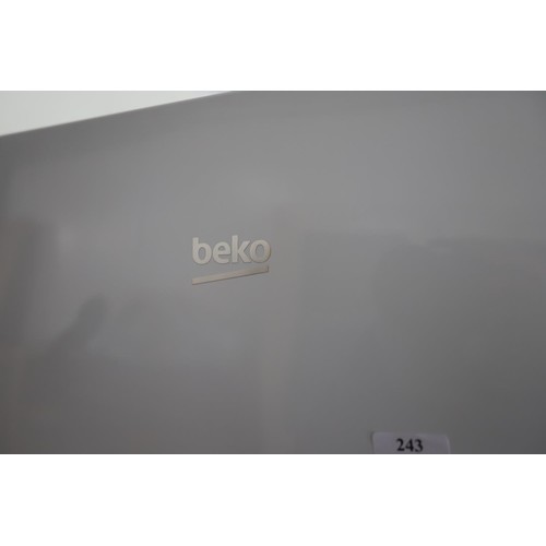 238 - Beko upright freezer - warranted until noon Tues following the above sale