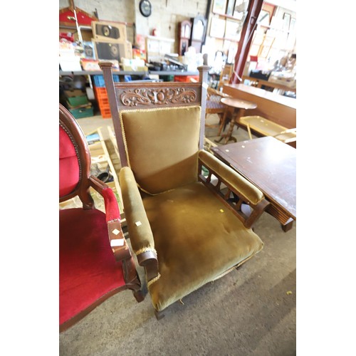 607 - 2 x antique chairs