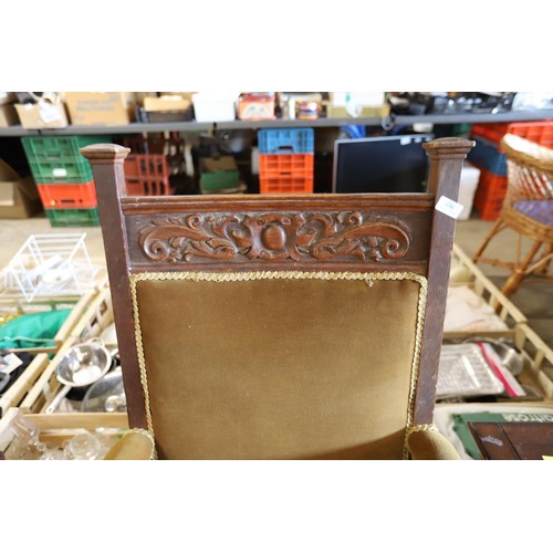 607 - 2 x antique chairs