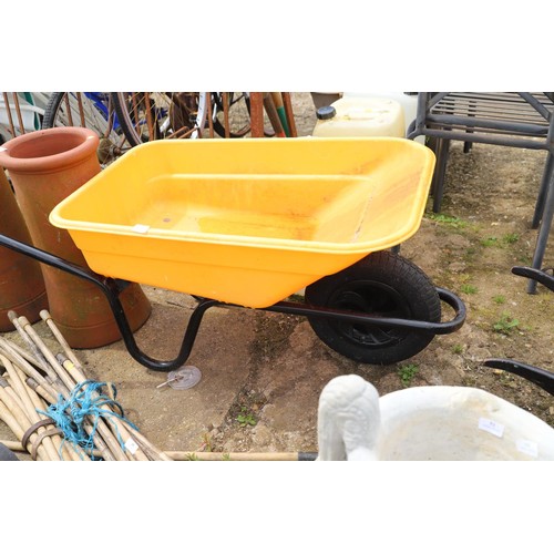 47 - Yellow wheelbarrow