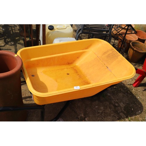 47 - Yellow wheelbarrow