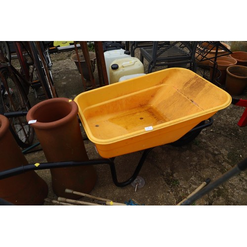 47 - Yellow wheelbarrow