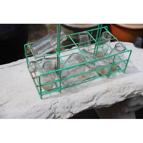 58 - Milk bottle green tray