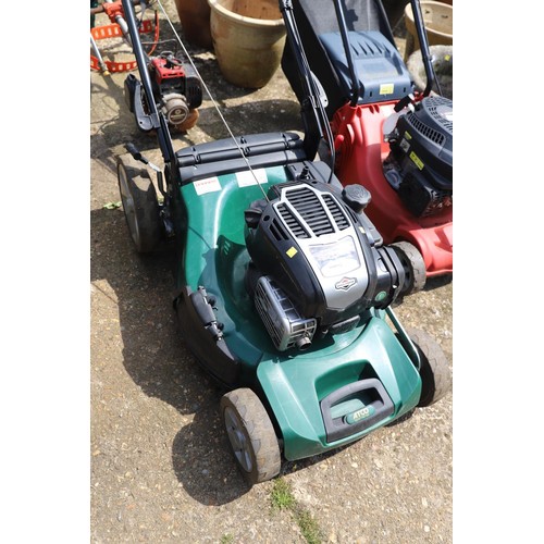 72 - Atco quattro 22s mower with briggs & stratton ready start engine