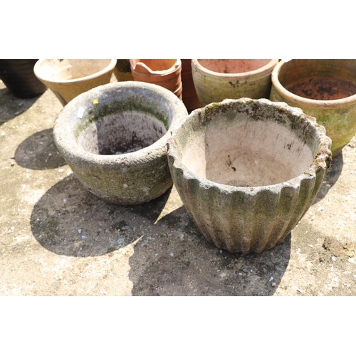 74 - 2 concrete pots