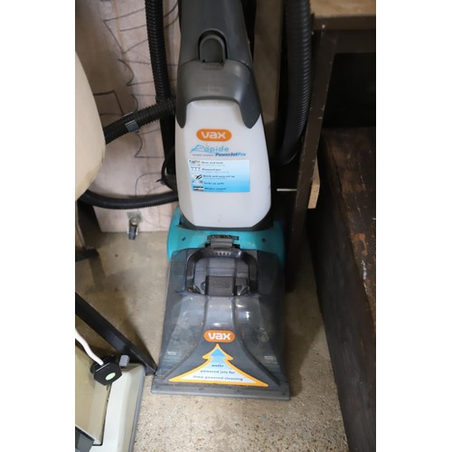 144 - Vax rapide carpet washer powerjet pro - warranted until 12 noon Tuesday following the above sale