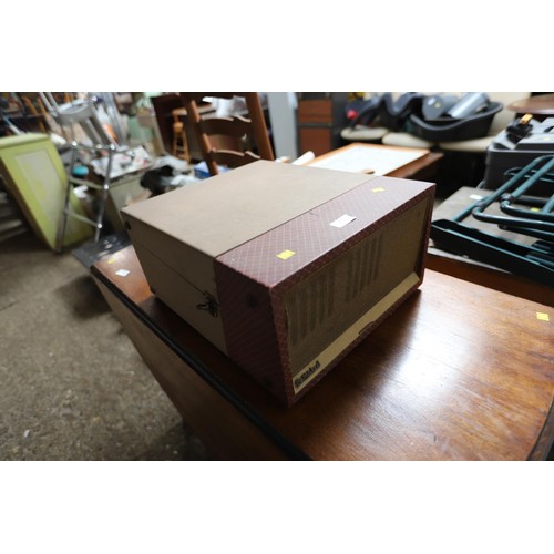 233 - Antique McMichael record player - to be rewired by a qualified electrician