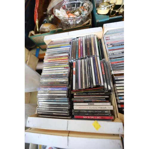 336 - 6 small crates of CD's & cassettes