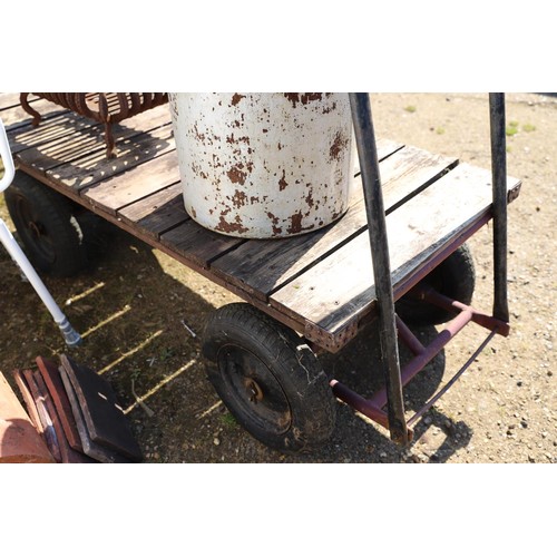 7 - vintage garden trolley