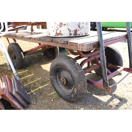 7 - vintage garden trolley